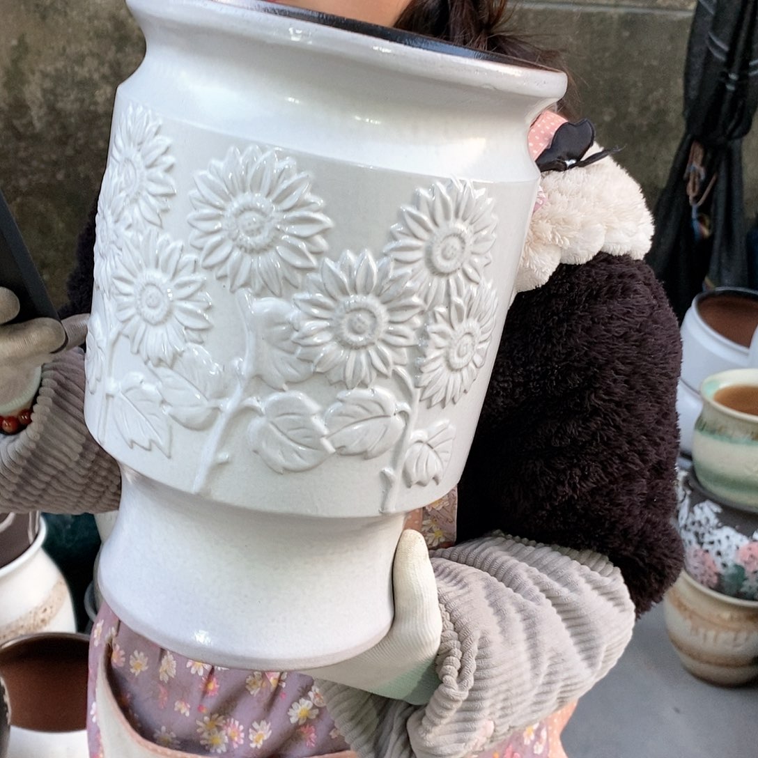 紫砂花盆正品口20高31