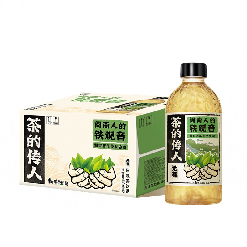 康师傅茶的传人铁观音茶饮料 330mL*12瓶/箱