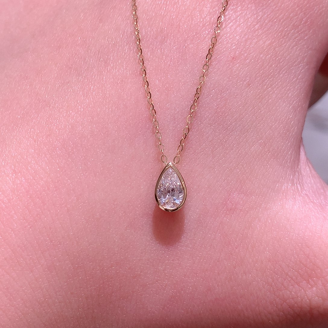 实验室培育钻石颈饰18K金镶嵌鼠*