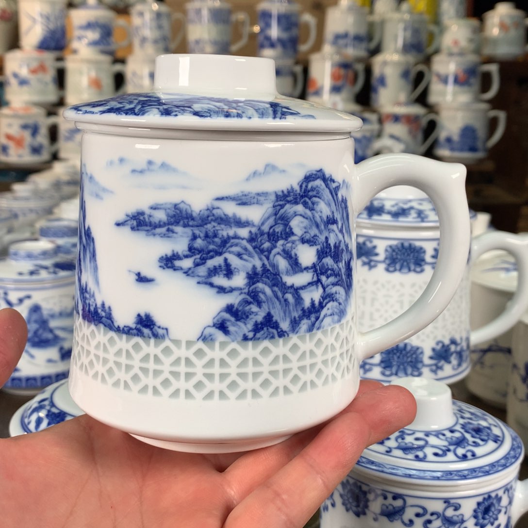 景德镇陶瓷高温办公杯