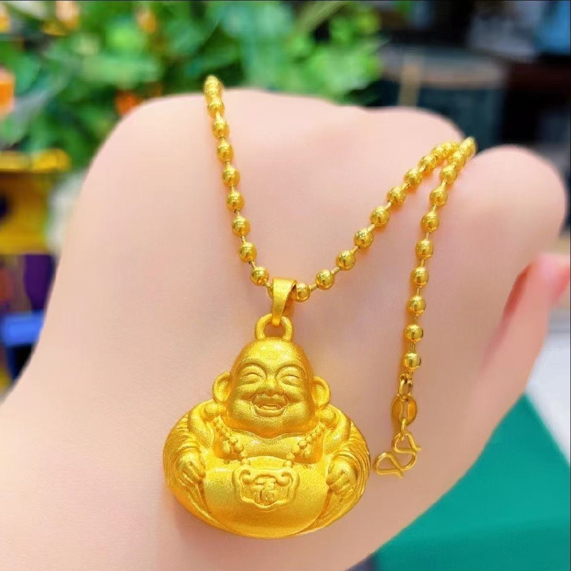 【乐乐专属福利】高定款笑佛合金吊坠FR18