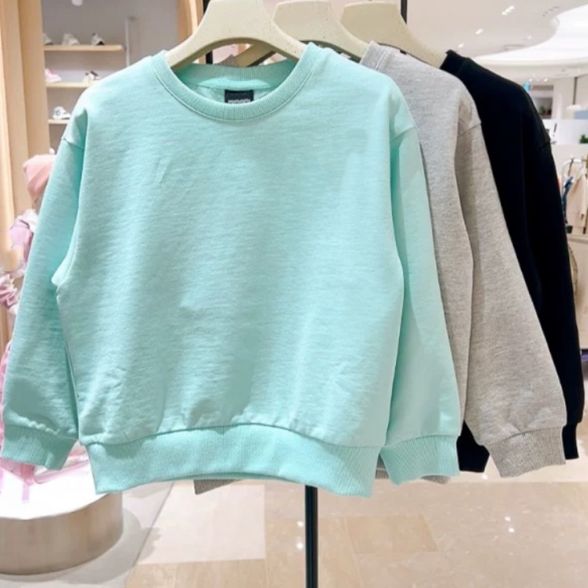 休闲风韩版秋冬女童时尚长袖卫衣时尚宽松多巴胺穿搭