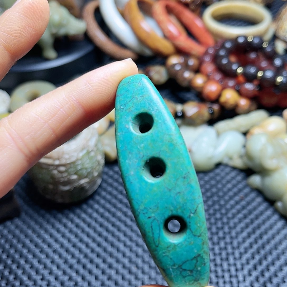 白玉菩提吊坠摆件