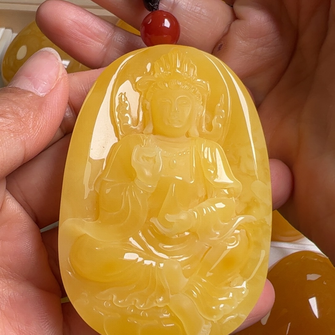 蜜蜡毛衣链未镶嵌无优化