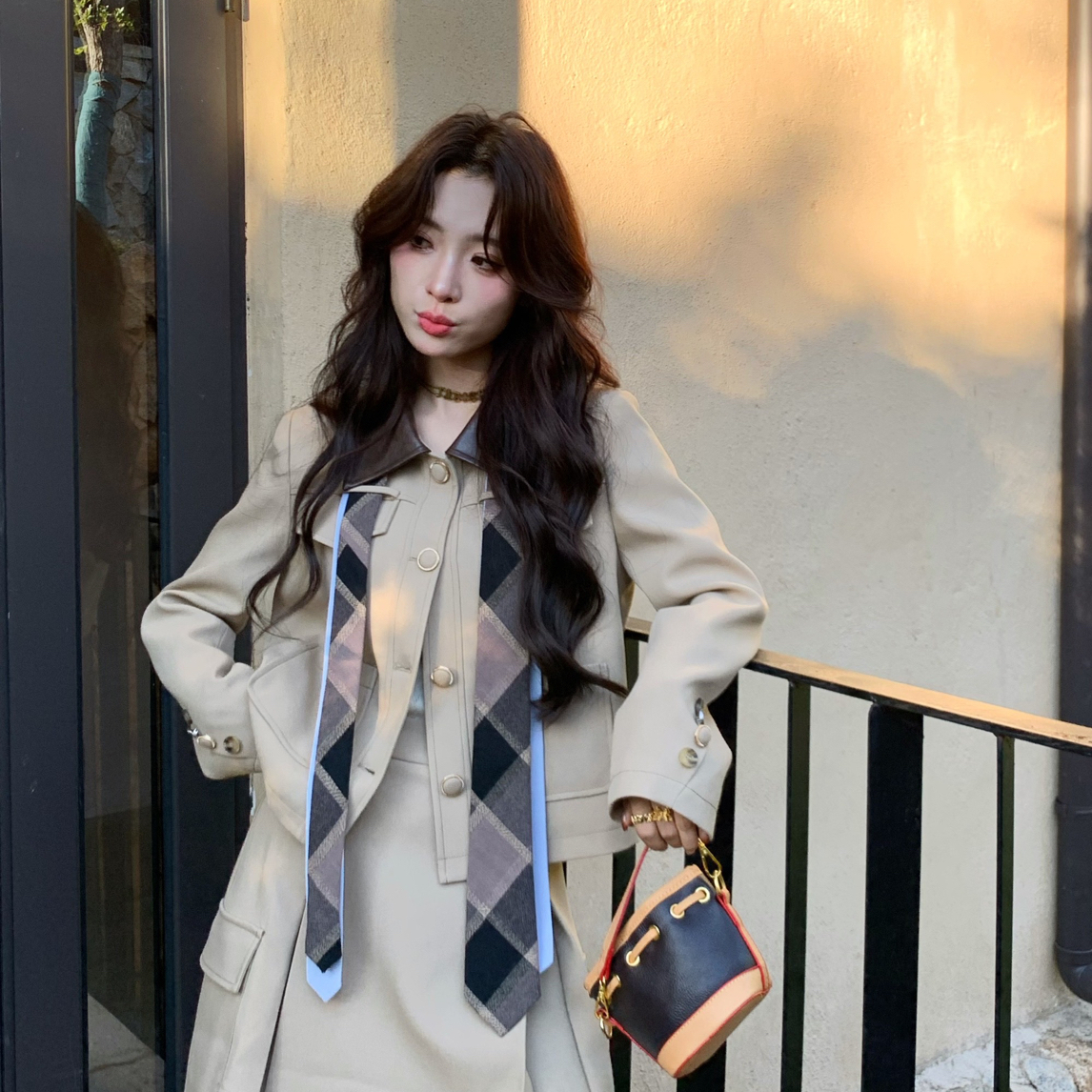 【微风午后套装】品质女装洋气出行时尚休闲财阀千金小众老钱风
