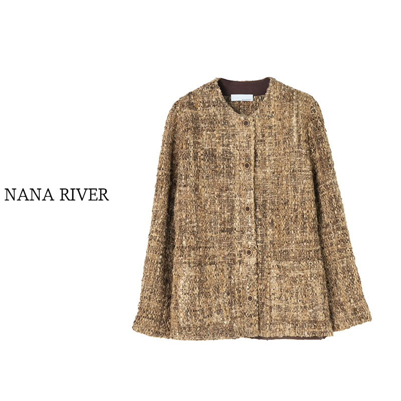 【重工】小众设计师品牌重工纱线外套柞蚕丝高端原创设计师款