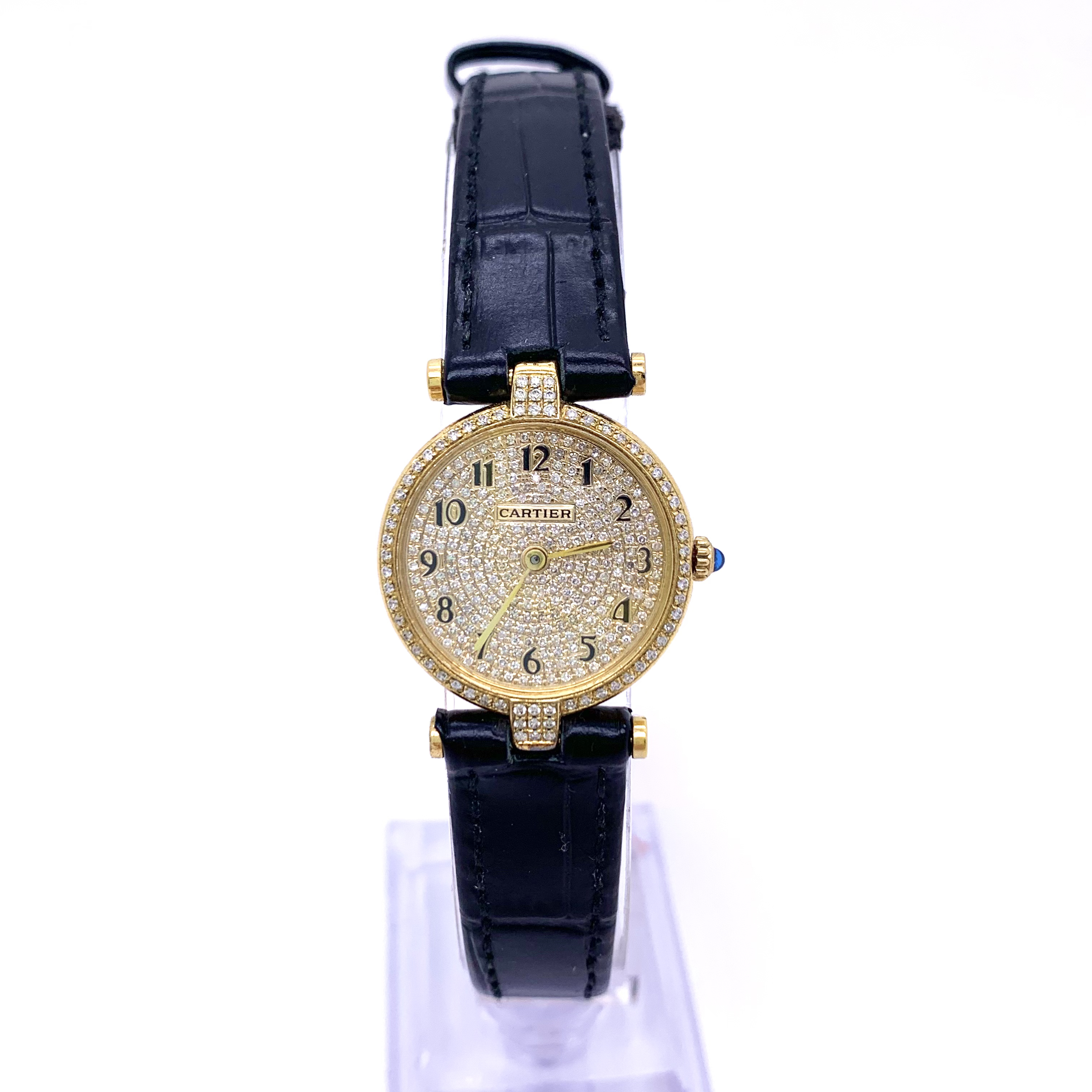 95新 Cartier/卡地亚 巴黎珍藏系列 小旋风 24mm 石英 女表