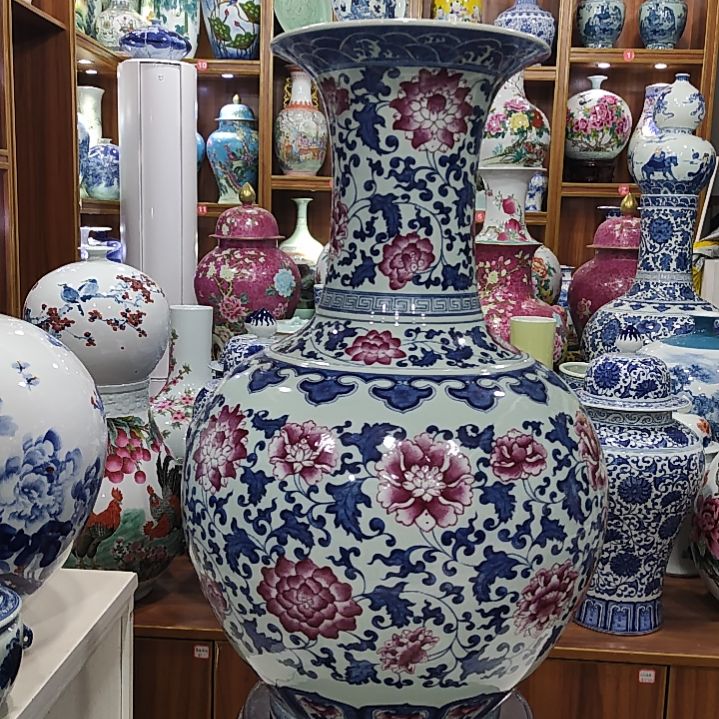 悠***闲瓷片景德镇陶瓷青花王