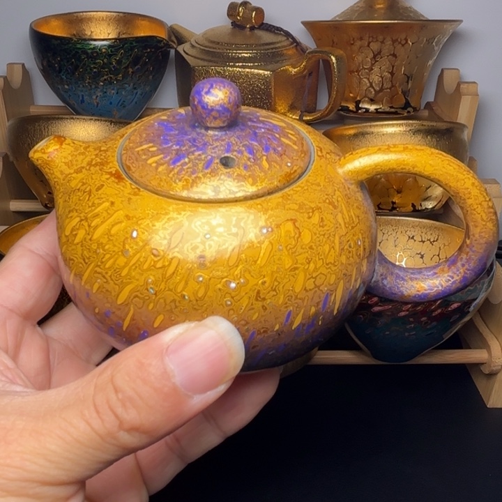 茶盏大漆薄胎壶壶