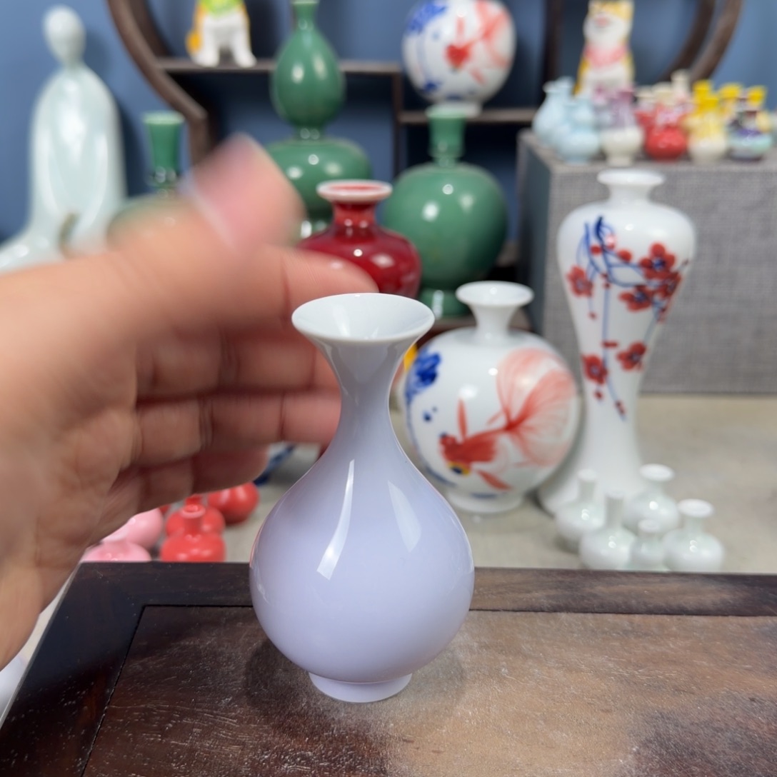 陶瓷手工小花器摆件