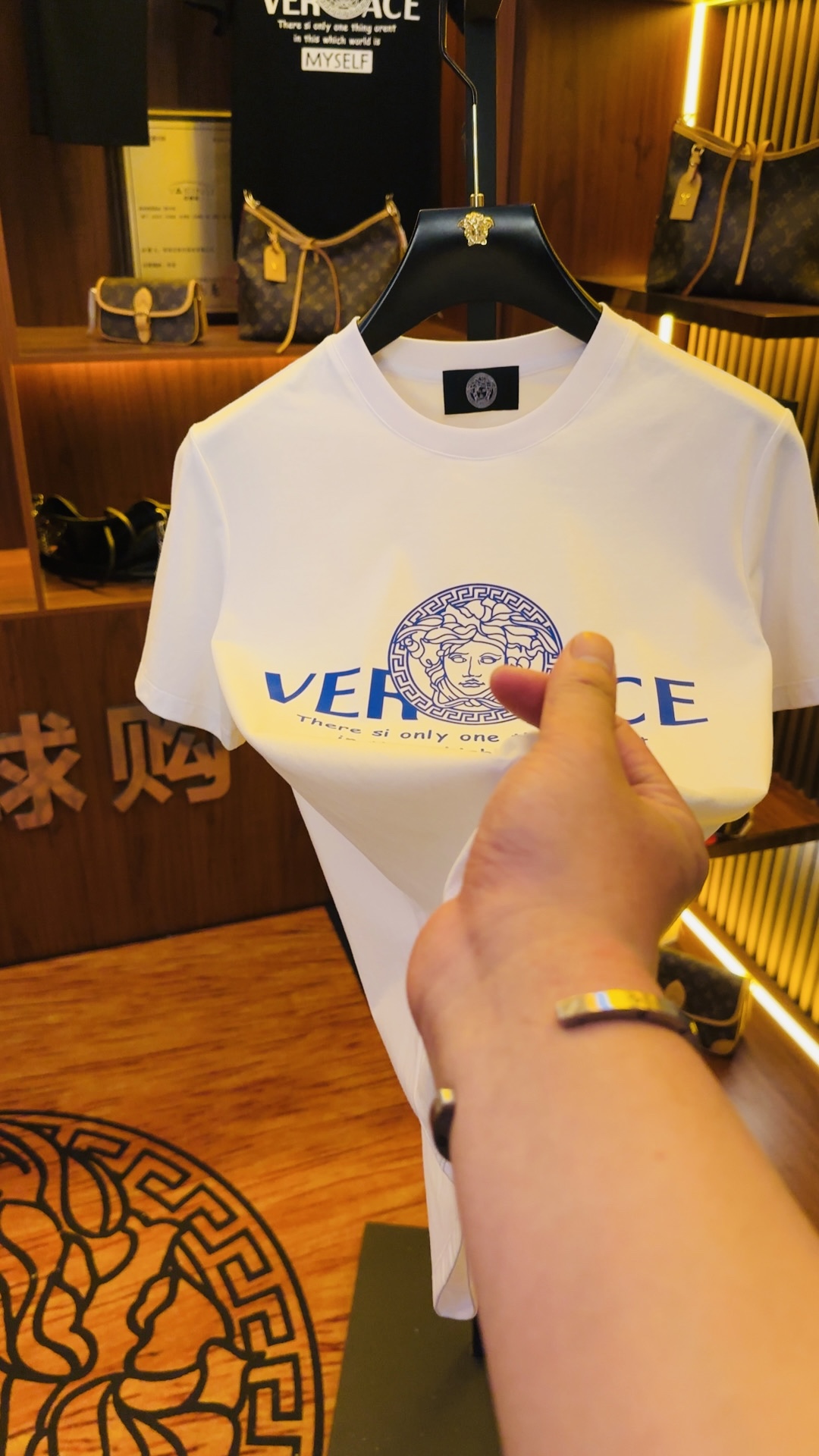 V-CE-【LAN联名】限定潮流经典百搭时尚明星男女同款半袖1