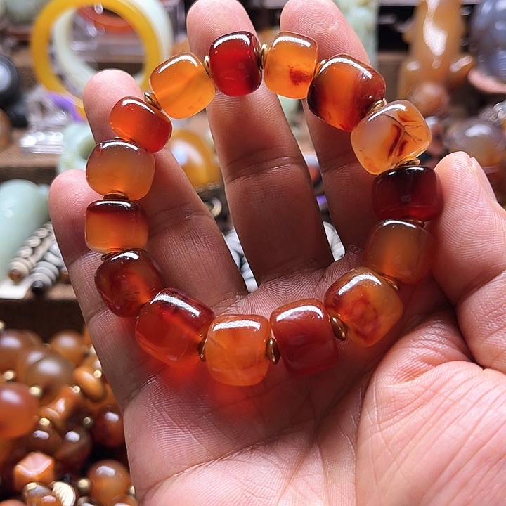 玛瑙/玉髓车挂未镶嵌