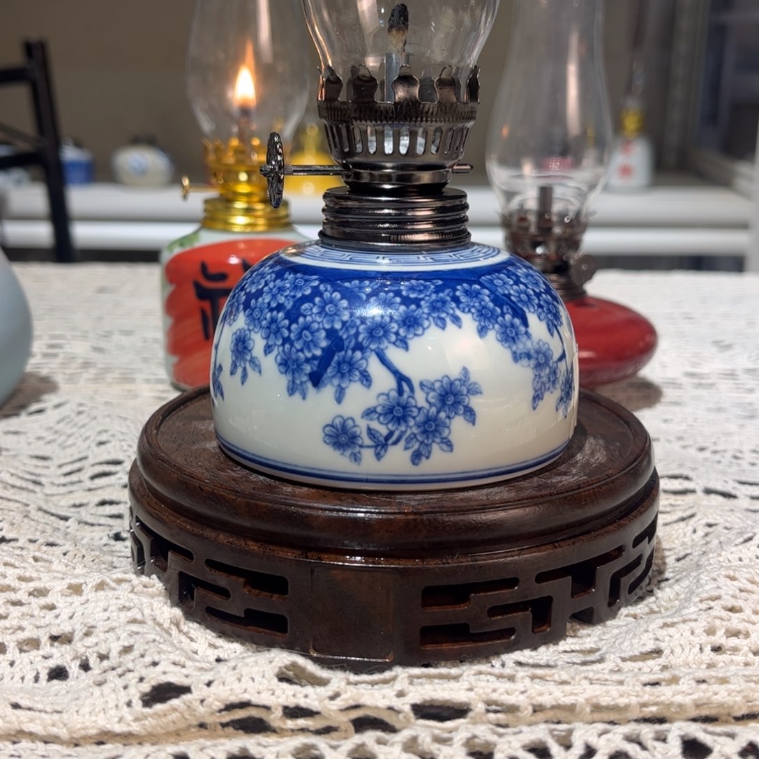 摆件景德镇陶瓷香薰灯