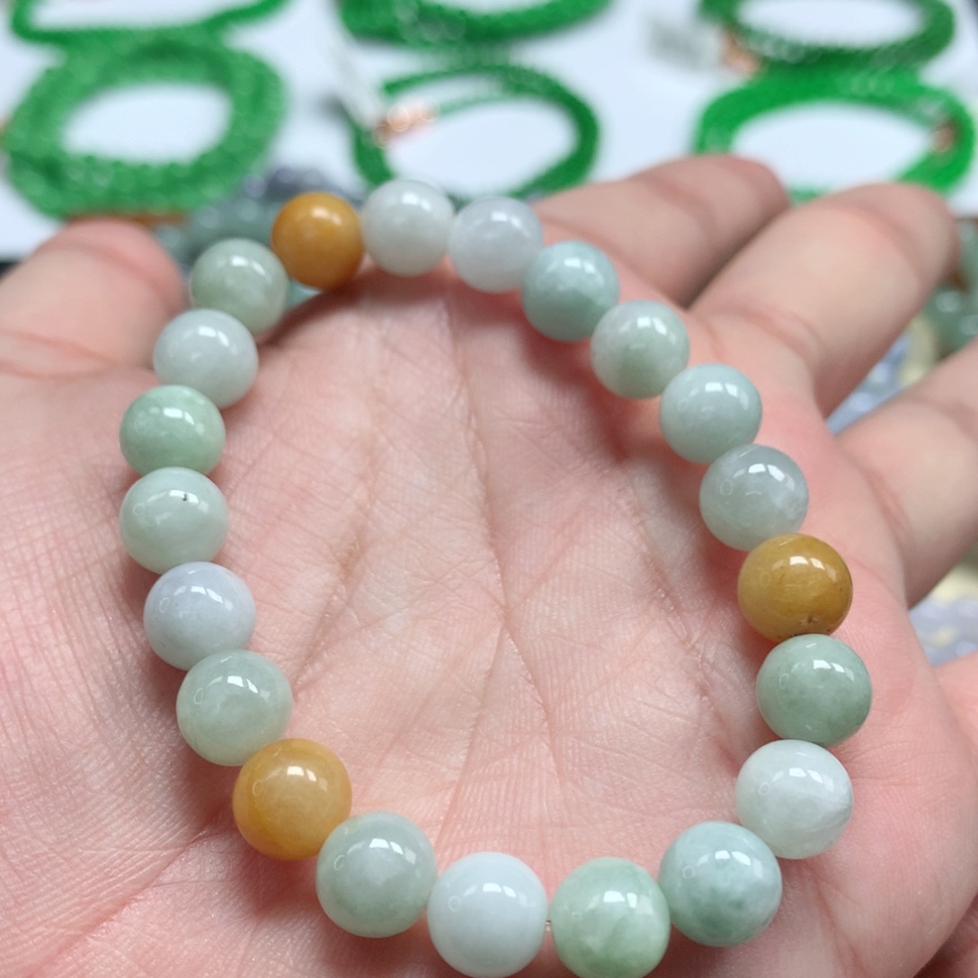 未镶嵌手链翡翠翡翠