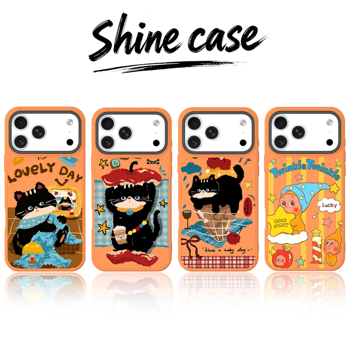 浮雕闪粉壳适用iPhone17promax手机壳17Pro苹果14Promax新款16PM