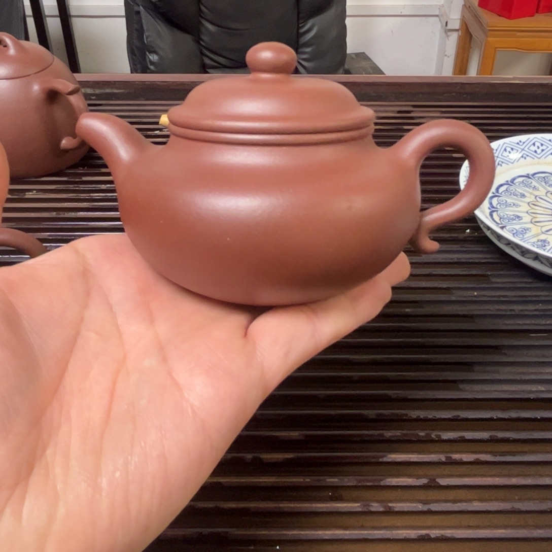 紫砂茶壶荷****6全手工仿古壶