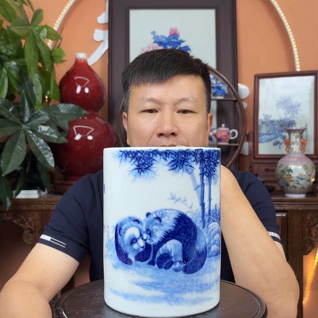 其他景德镇陶瓷手工笔筒