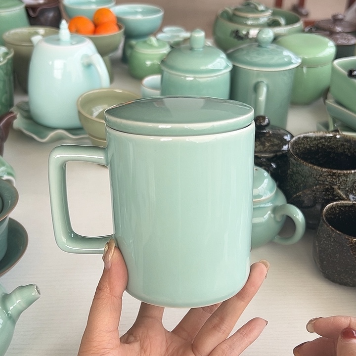 小米茶器龙泉青瓷