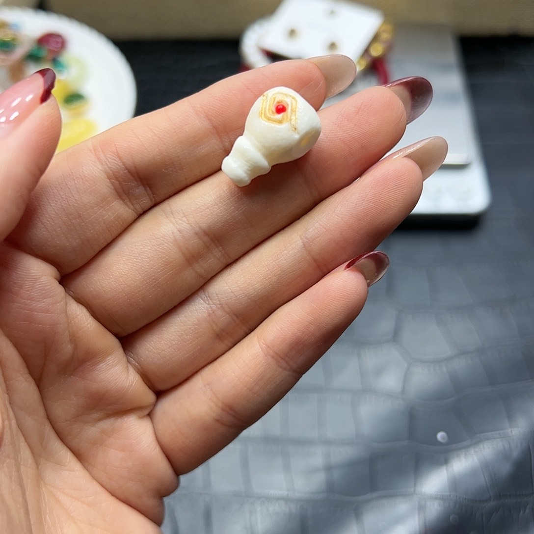 银S925镶嵌手链烟晶三通配件