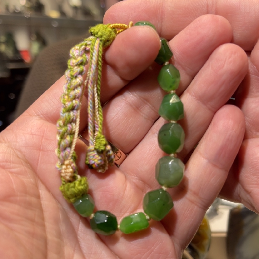 和田玉手链未镶嵌