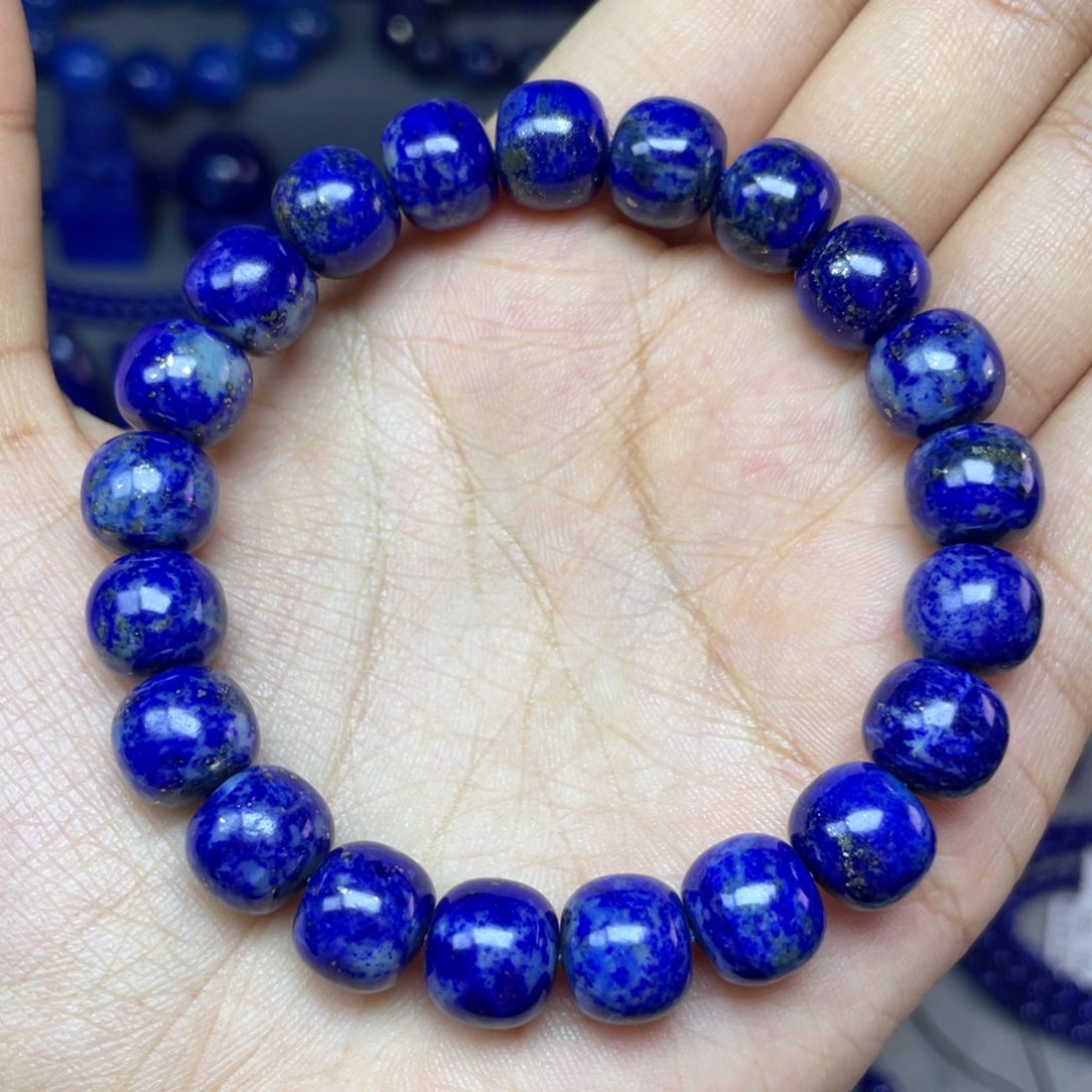 未镶嵌青金石10×9mm老型手串