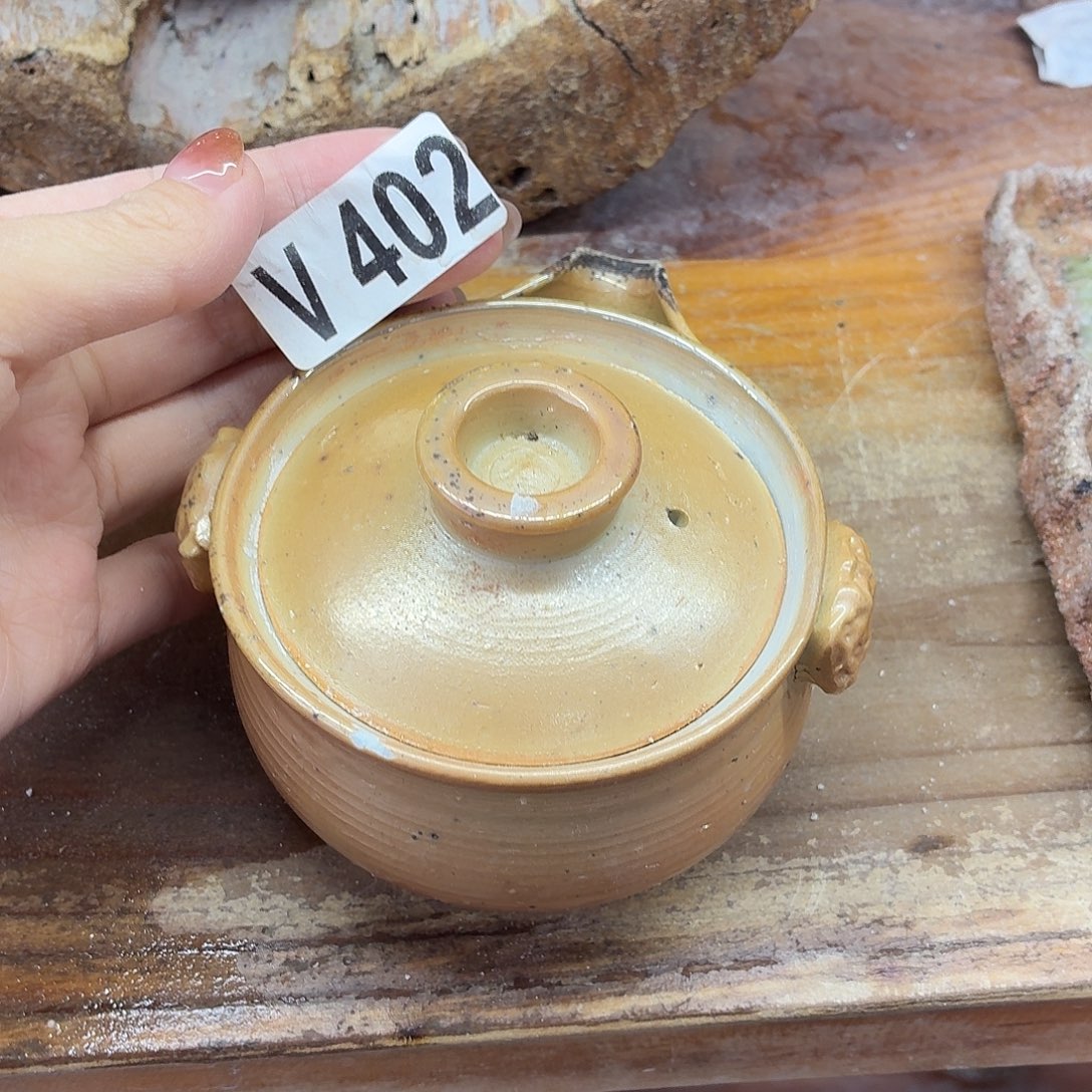 陶园柴烧，精品高货V402瑕