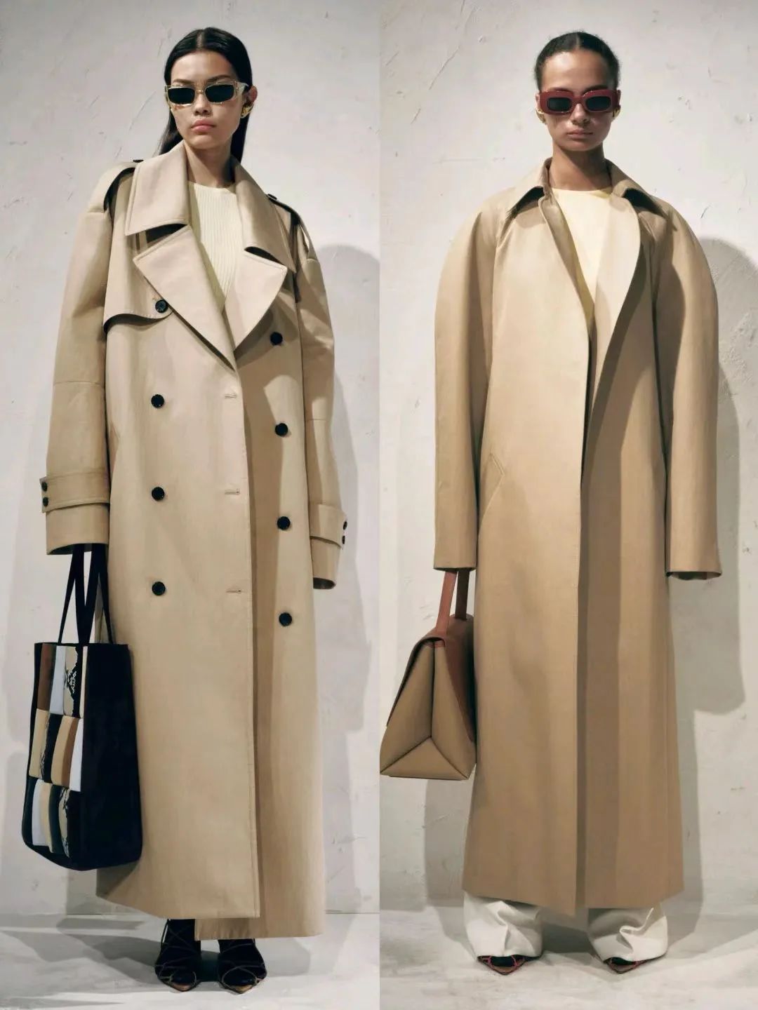 卡其色经典廓形风衣高端大气上档次尽显高级感