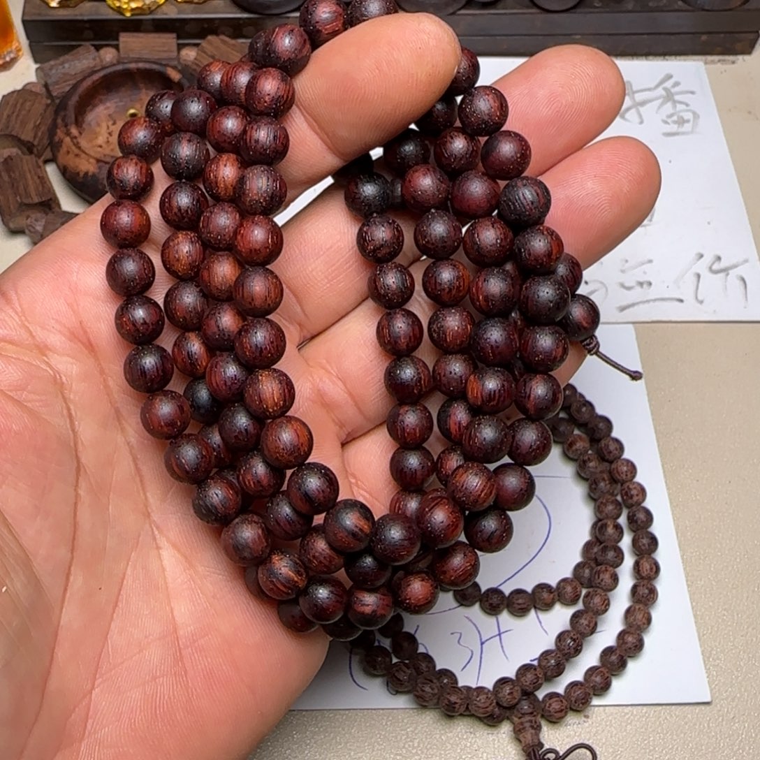 其他降真香降真香红油0.8*108圆珠