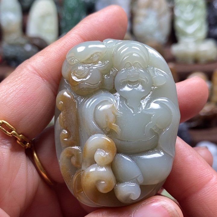 和田玉把件未镶嵌