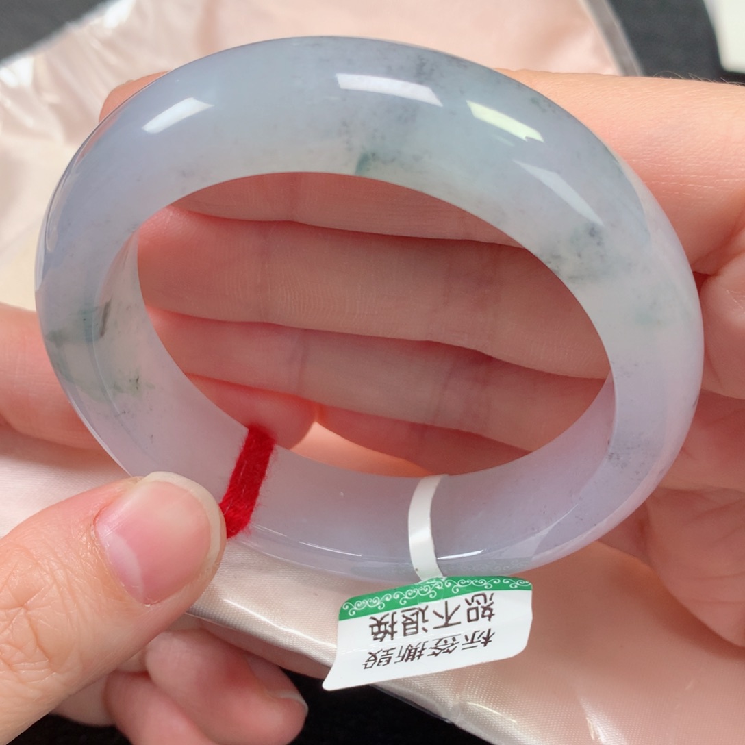 未镶嵌手镯翡翠缅甸天然翡翠手镯5556