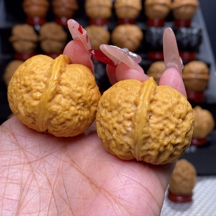 文玩核桃把件石奎元宝36号