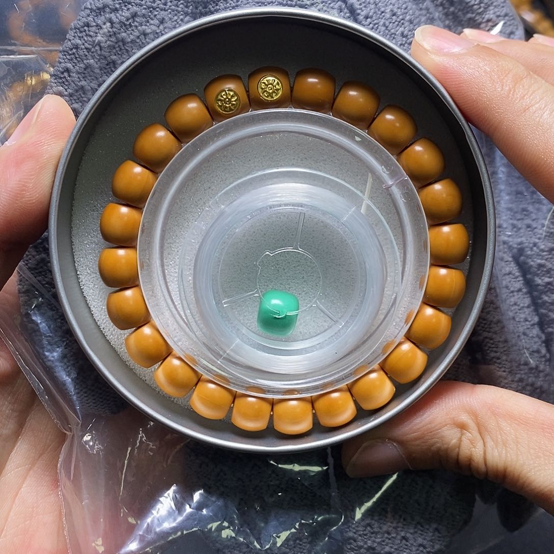 猴头核桃手串双18k金标高配毕业直切尺寸9+全品73号