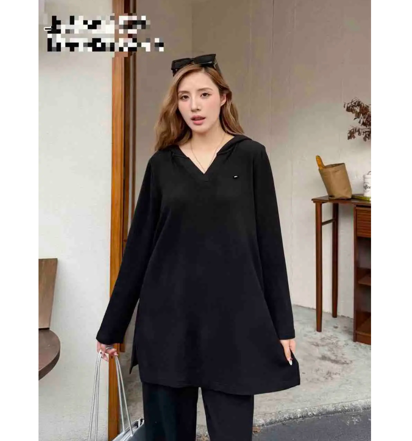 蜕变日记秋冬新款女装休闲连帽百搭女士上衣5262