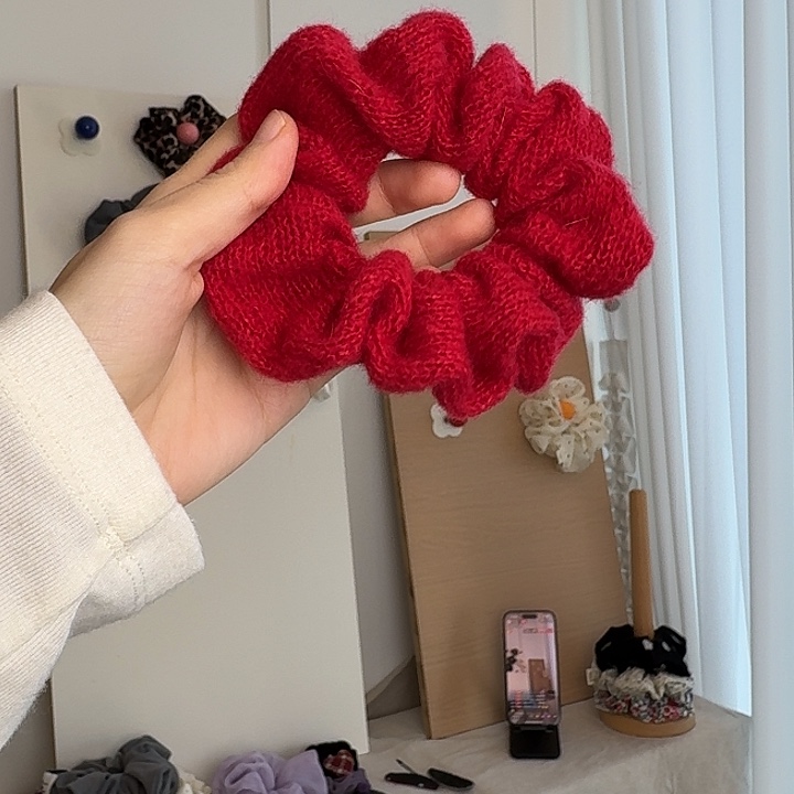 k***包布艺铁合金红色毛线大肠小圈