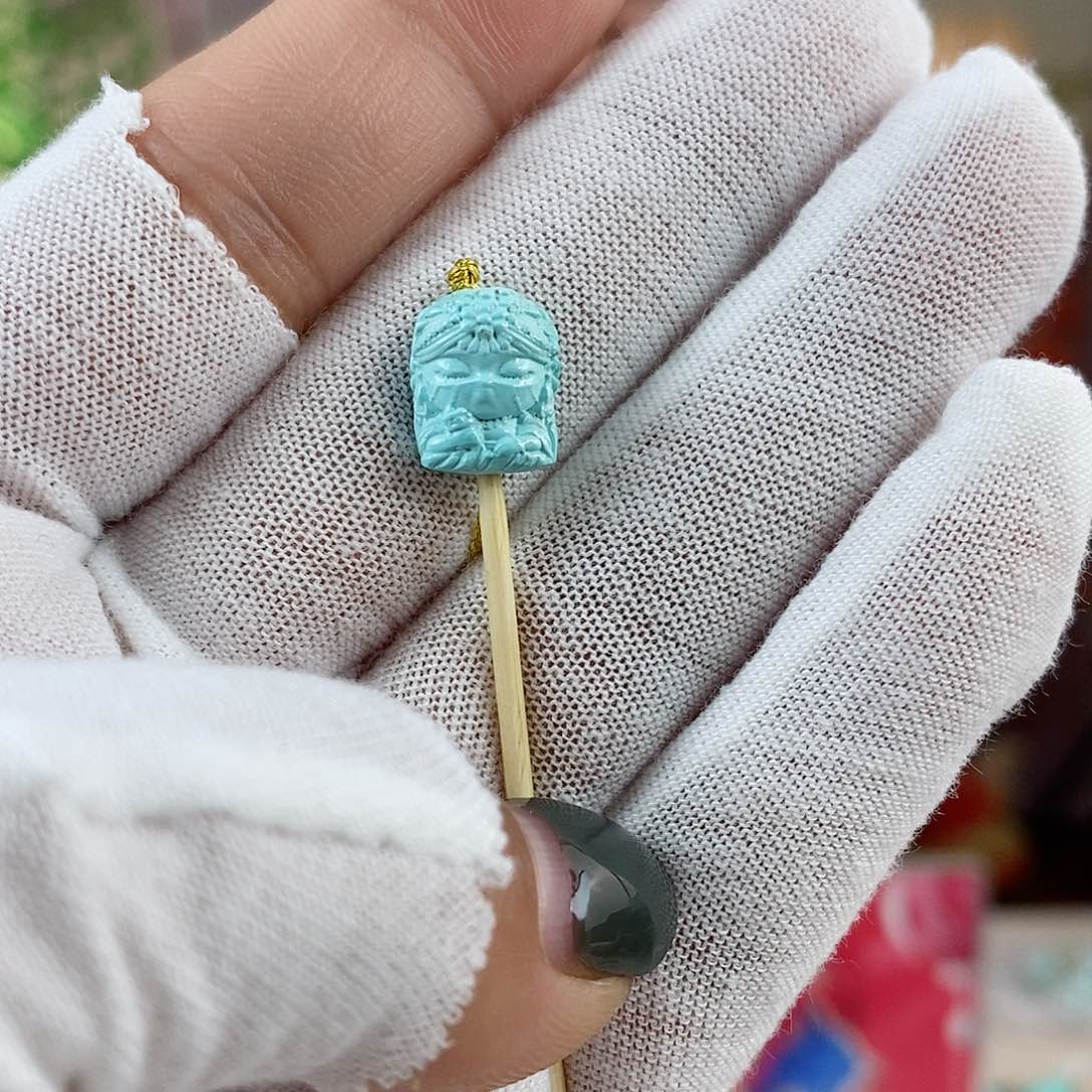 绿松石珠宝奇石未镶嵌