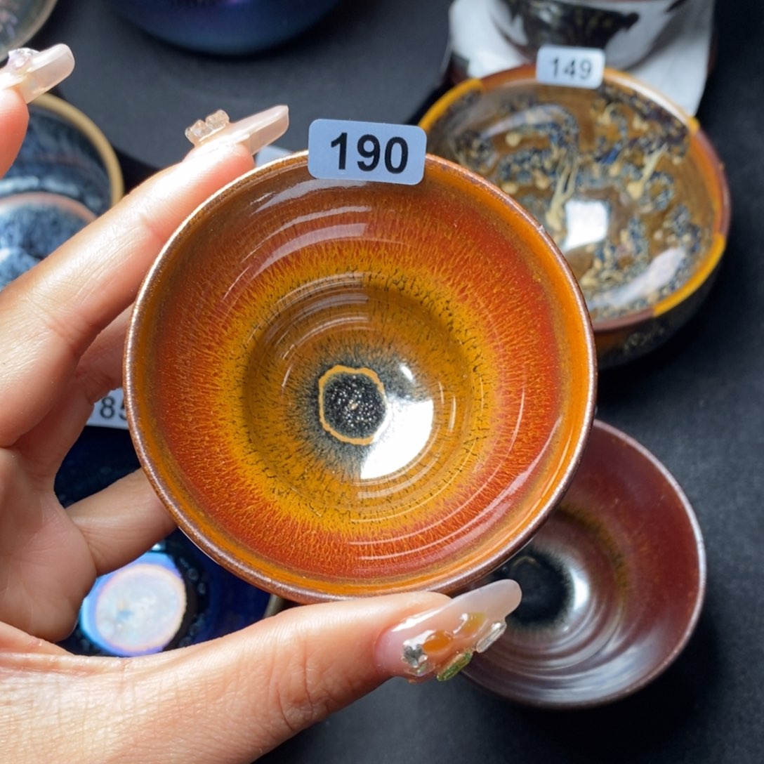 茶盏贵****）建窑建盏主人杯190