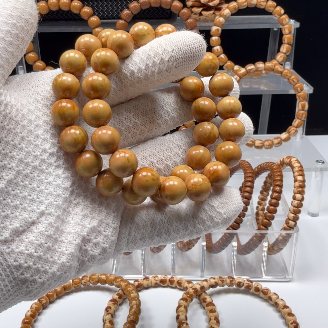 紫金鼠手串半实心 紫金鼠光珠