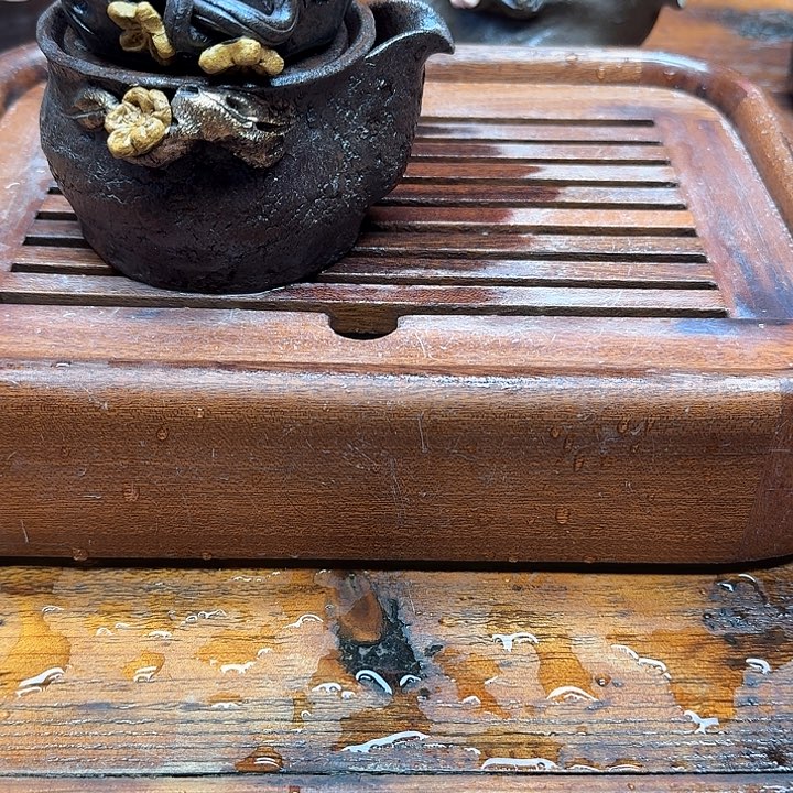 纯手工制作粗陶茶具