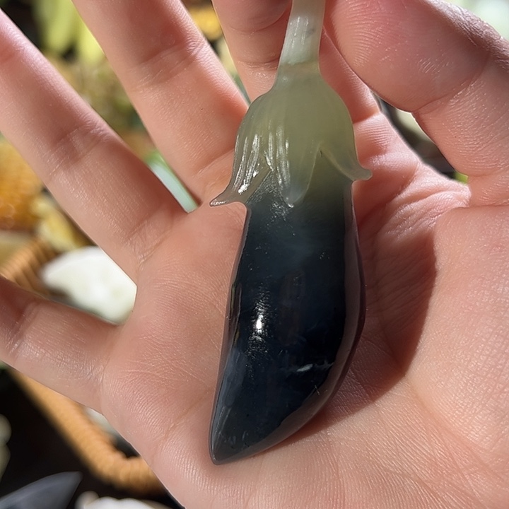 蛇纹石玉茄子合金用****6