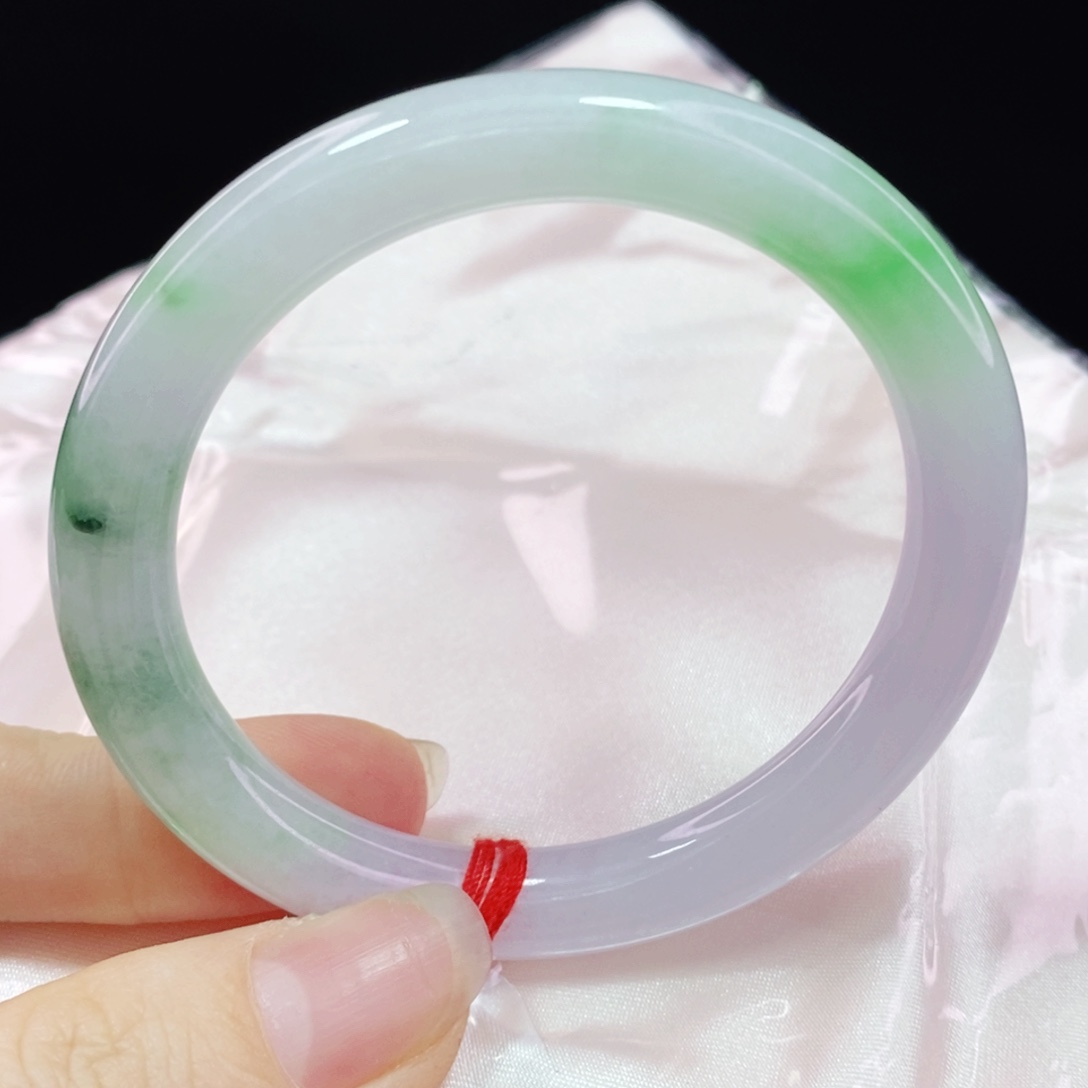 未镶嵌手镯翡翠53.6圆条