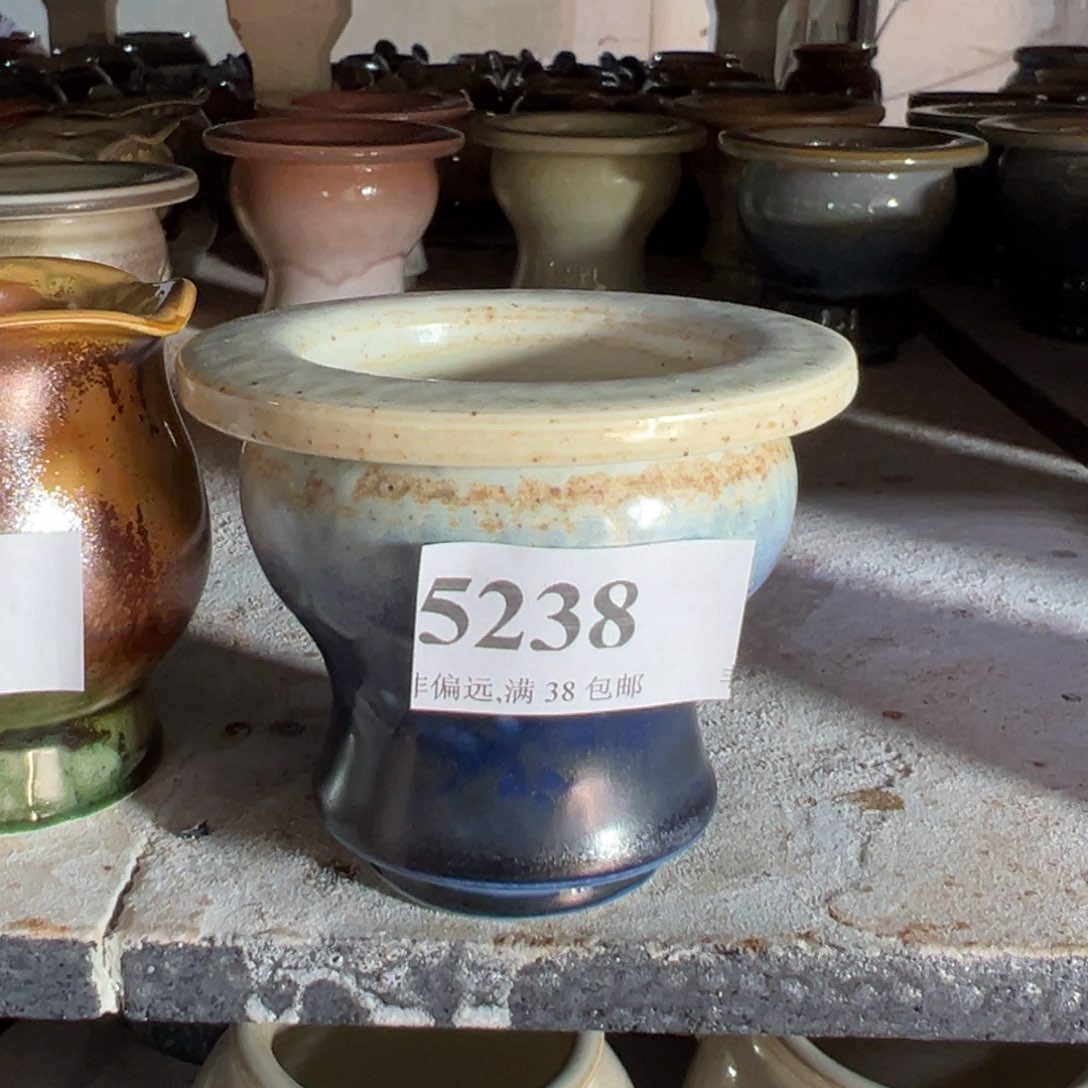 陶瓷景德镇手工花盆