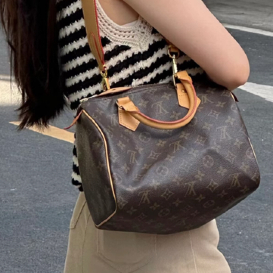 修复品 LouisVuitton/路易威登 Speedy25 斜挎包