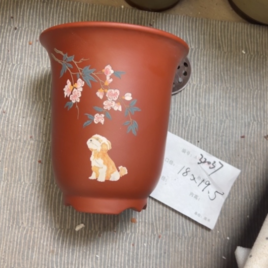 紫砂花盆紫紫砂盆