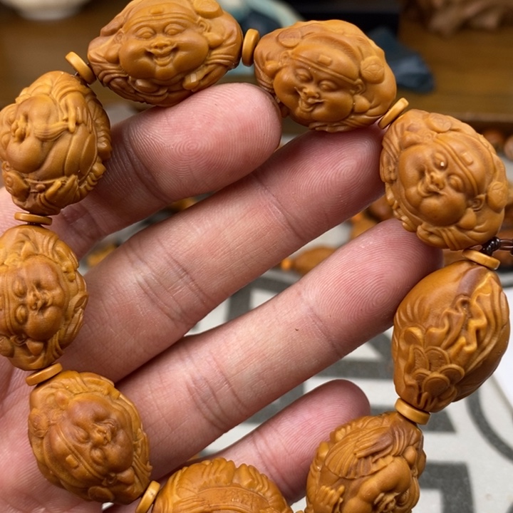 橄榄核手串/手链橄榄核雕工艺手串