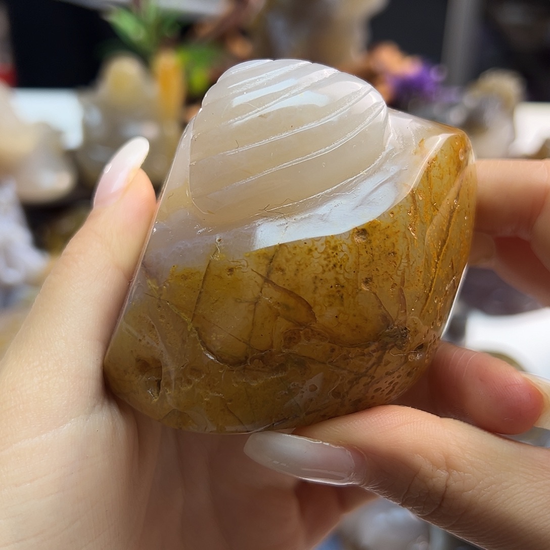 玛瑙/玉髓未镶嵌吊坠(不含链)