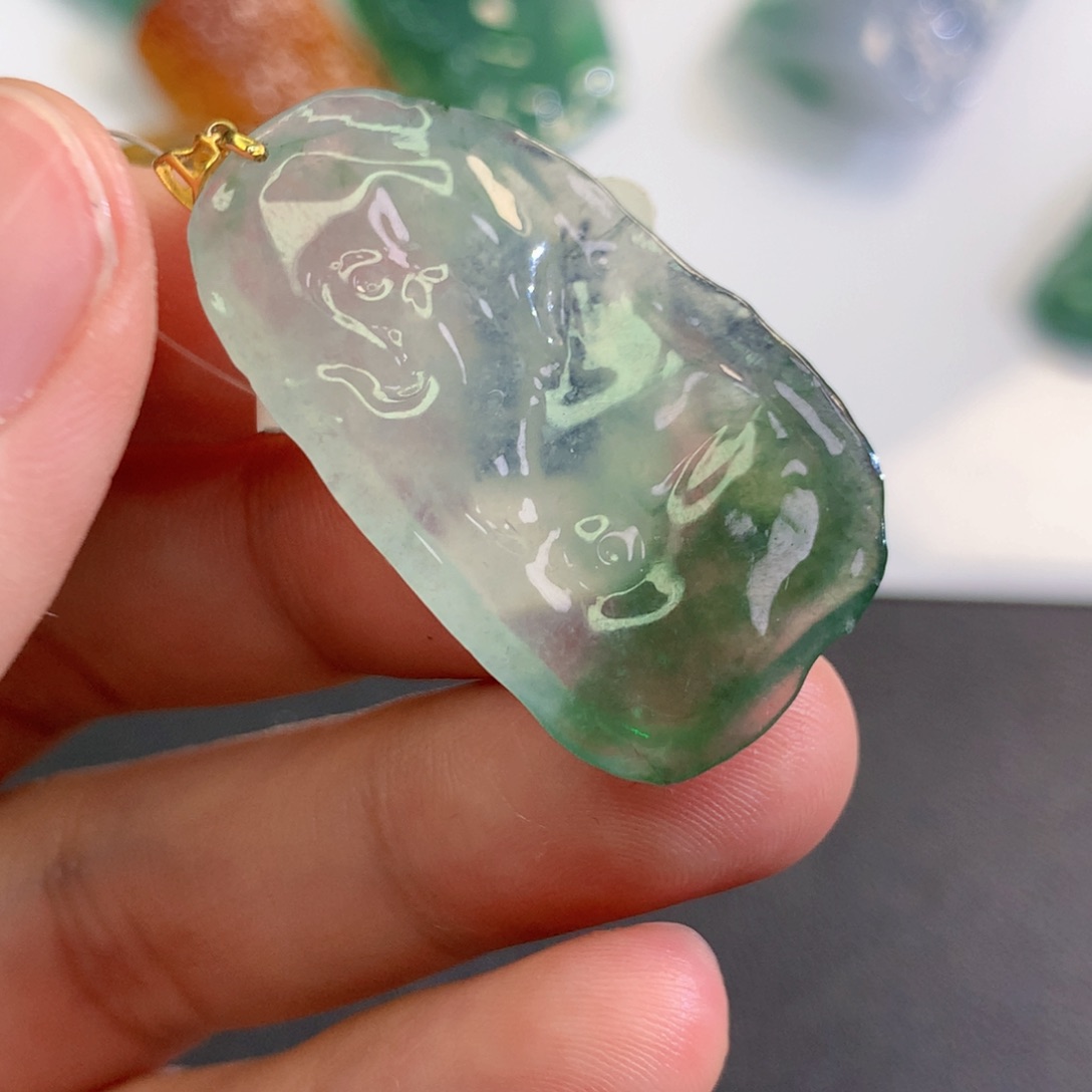 【闪购商品】翡翠未镶嵌吊坠(不含链)