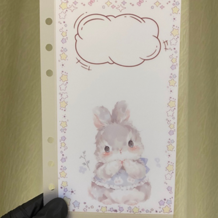 F10存钱袋分类袋周预算月预算清新卡通动物系列存钱包A6尺寸微瑕