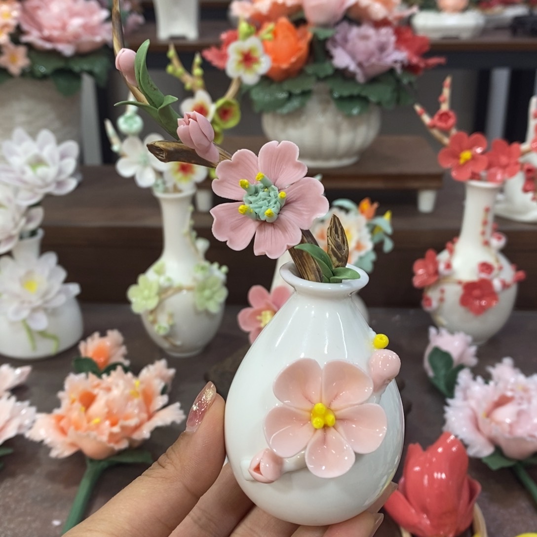 瓷片陶瓷工艺品摆件