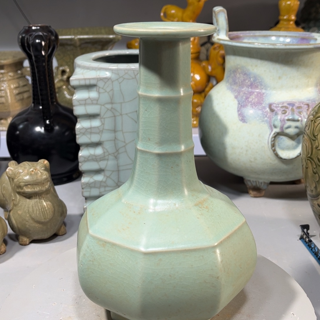 瓶汝窑瓶子品相完美