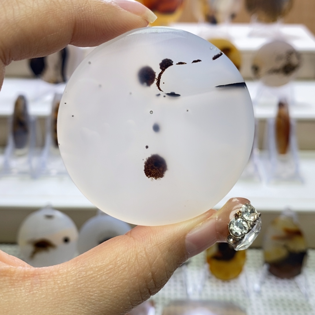 玛瑙/玉髓未镶嵌吊坠(不含链)